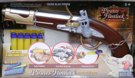 Buzz Bee Ruff Stuff Air Blasters Pirates Flintlock Dart Blaster