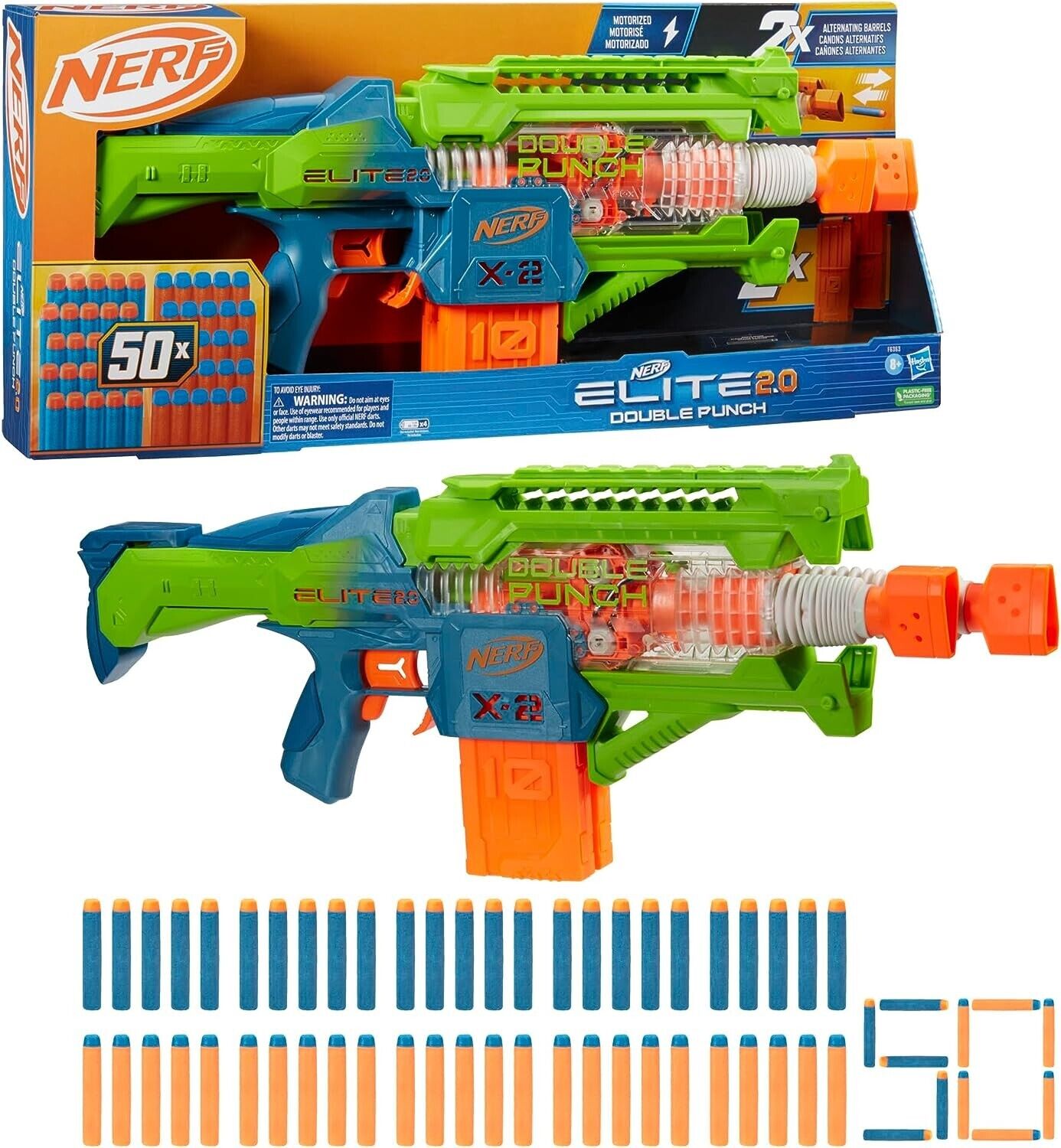 Nerf Elite 2.0 Double Punch NIB