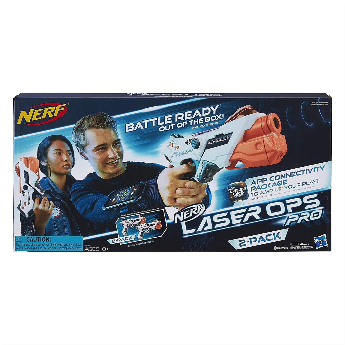 Nerf Laser Ops Pro 2-Pack (Alpha Point) NIB