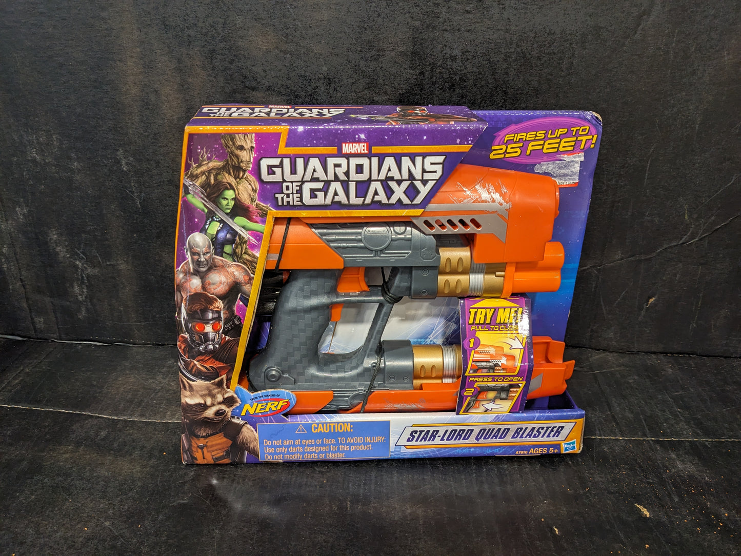 Nerf Star-Lord Quad Blaster Guardians of the Galaxy NIB