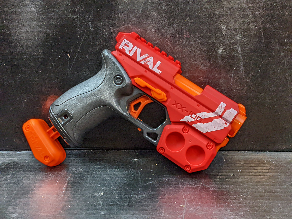 Nerf Rival Knockout Xx-100 Blaster - Velocidad 90 Fps - Roja | Cuotas sin interés Nerf Rival Knockout Xx-100 Blaster - Velocidad 90 Fps - Roja | Cuotas sin interés