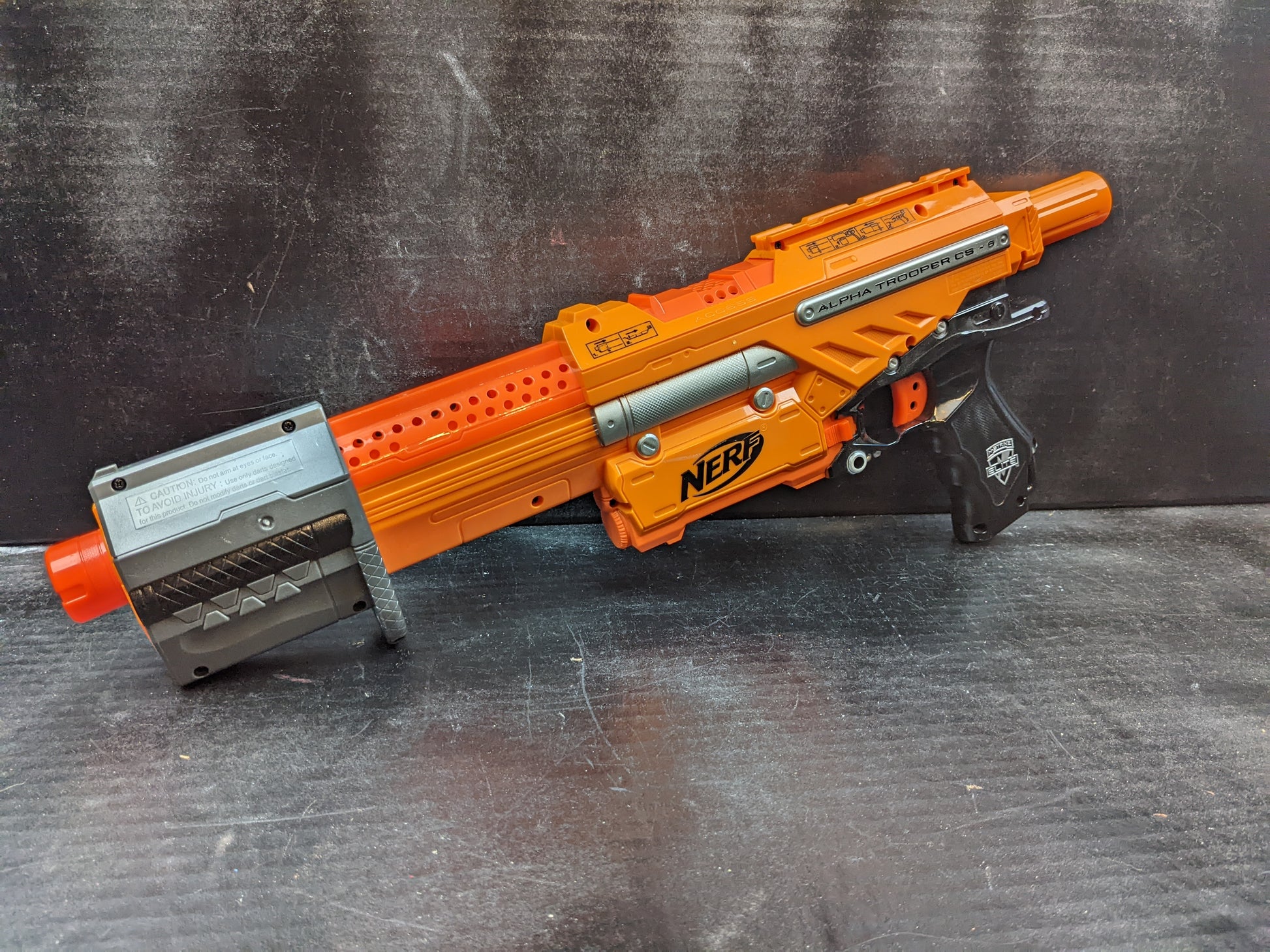 Nerf N-Strike Elite Alpha Trooper CS-6 Dart Blaster Gun W/Magazine