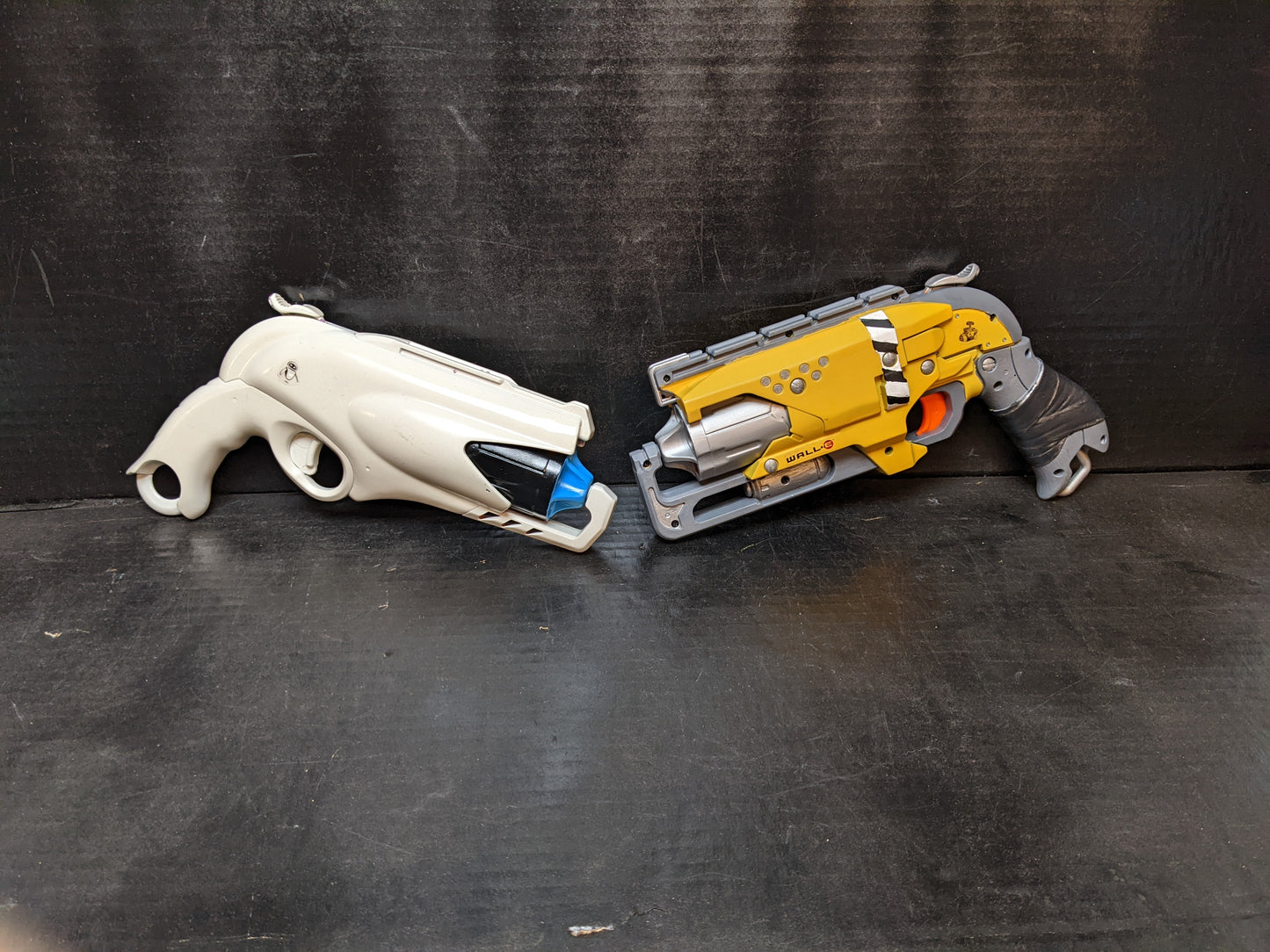 Nerf Hammershot & Sweet Revenge Modified (Wall-E & Eve)