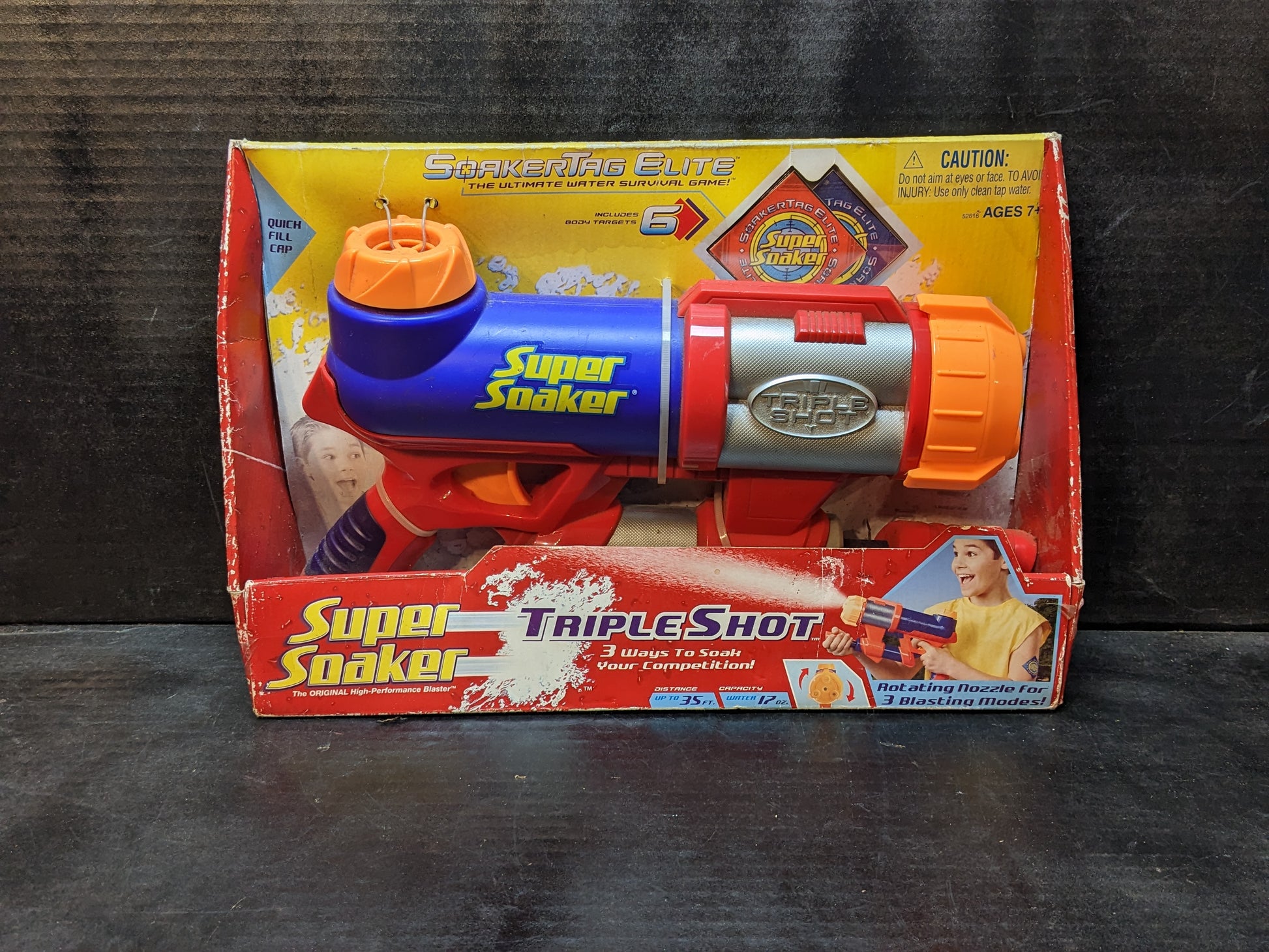 Nerf Super Soaker Triple Shot NIB Blaster Barn